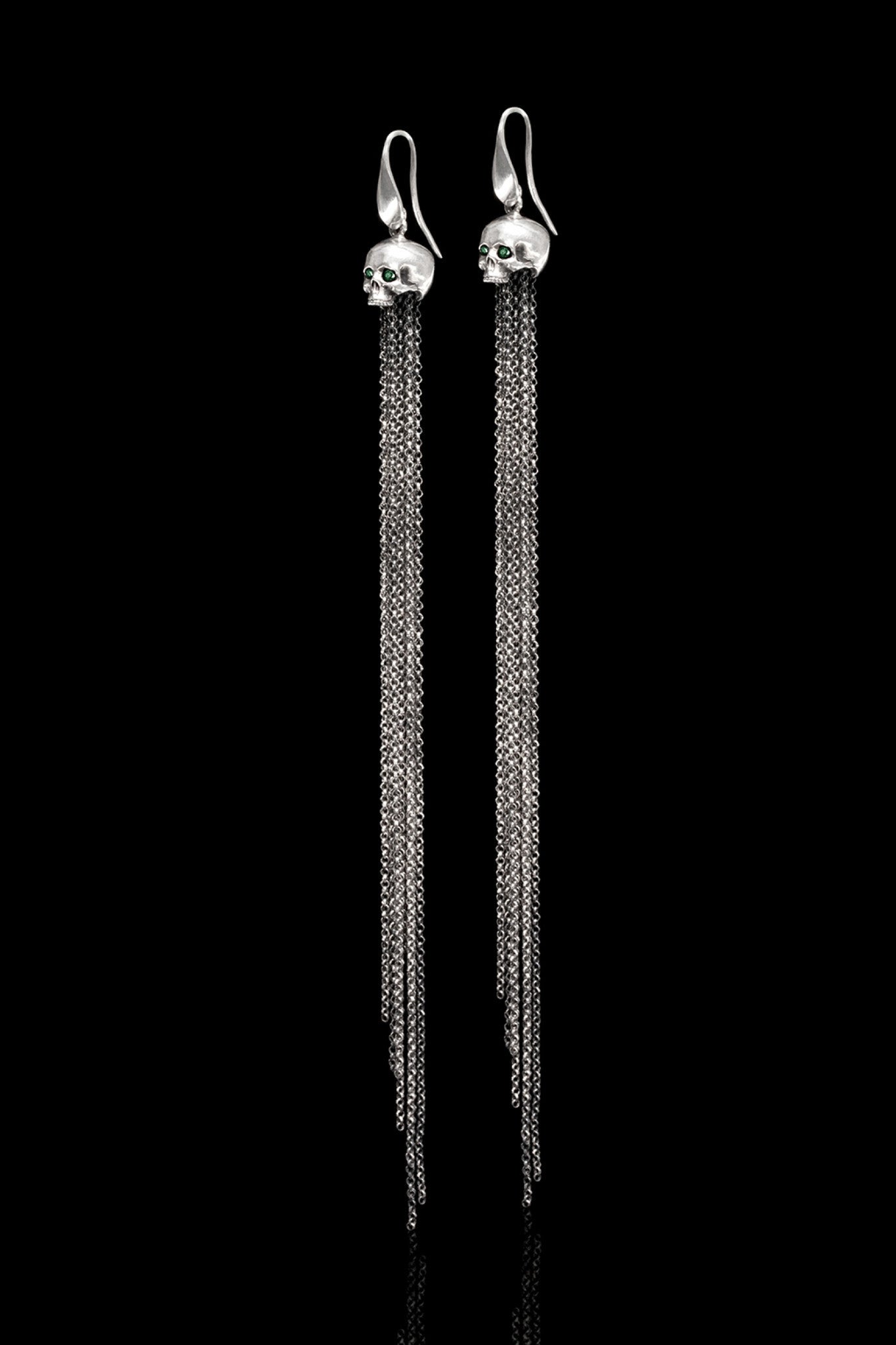 Jail Chains & Skull Earrings