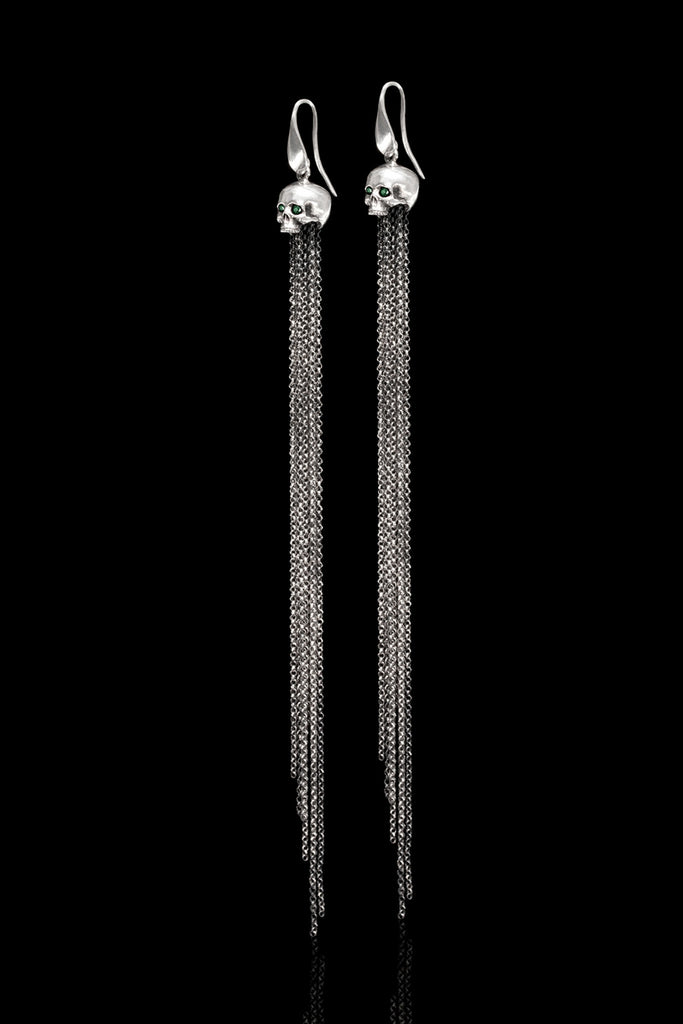 Jail Chains & Skull Earrings