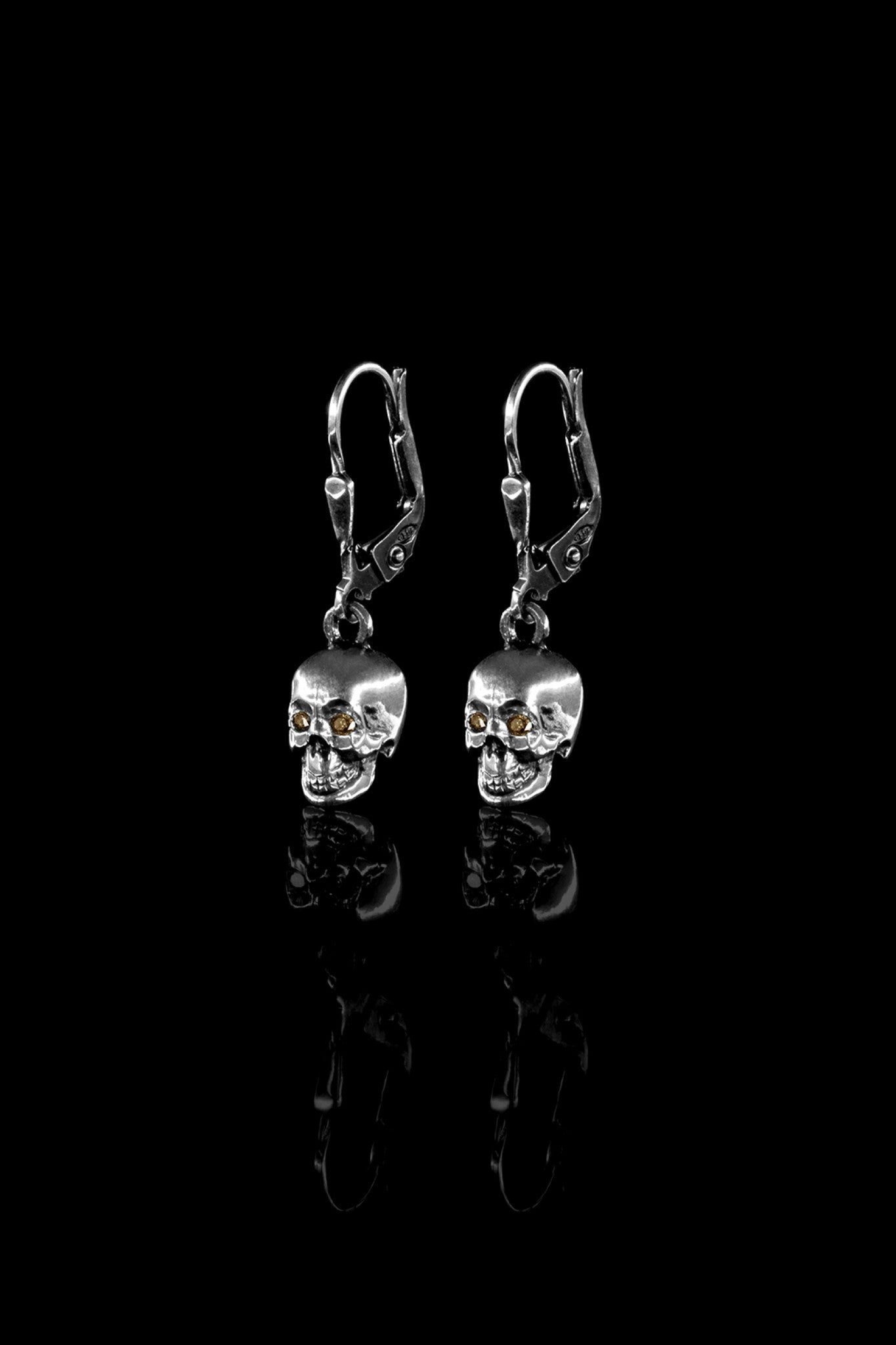 Tiny Skull Earrings