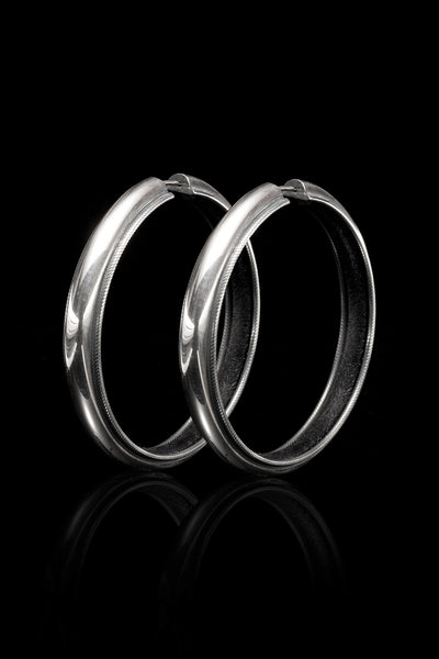 Skinny Round Hoops